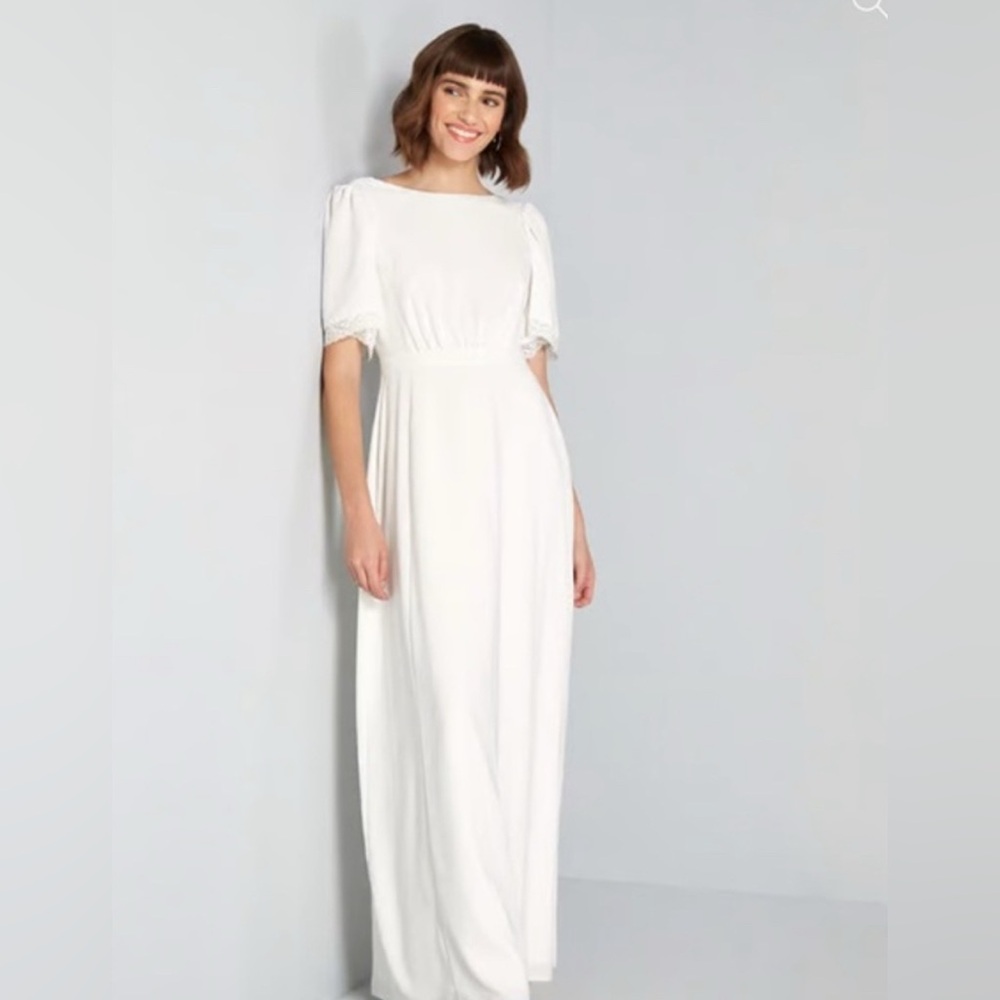 Modcloth Lace You Down The Aisle Dress 2 NWT